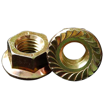 Tuerca hexagonal con brida DIN6923 Tuerca de seguridad dentada