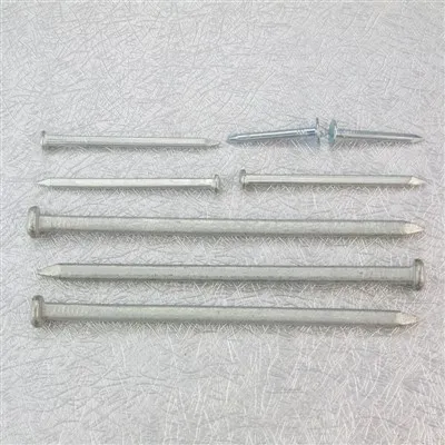 Clavos comunes de acero brillantes pulidos, clavos concretos para la construcción